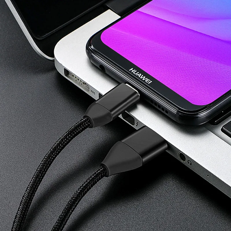 ARTAK usb кабель type c кабель usb c usb type c провод для быстрой зарядки для зарядки телефона для xiaomi 9 A2 note 7 k20 s9 plus 5A 6 - Цвет: black