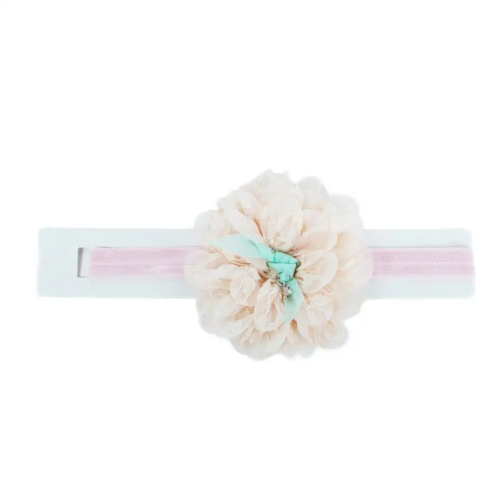 Handmade Fashion Elegance Girl Hairband Mixed Flower Baby Elastic Headwrap Pearl Jewelry Headbands Women Hair Accessories | Детская