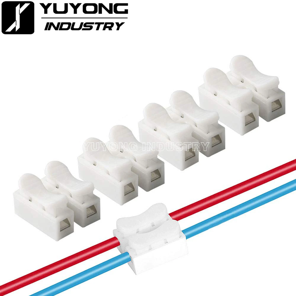

20pcs Quick Splice Lock Wire Connectors 2Pins Electrical Cable Terminals 20x17.5x13.5mm For Easy Safe Splicing Into Wires