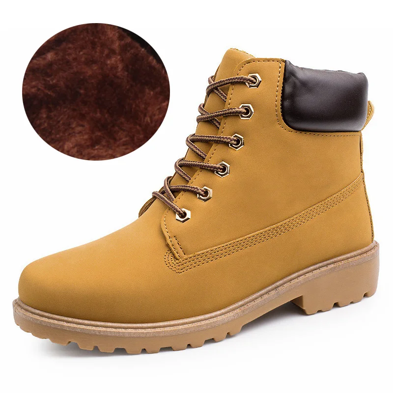 2021 высокие ботинки Мужские зимние сапоги в байкерском стиле Стиль меховые теплые