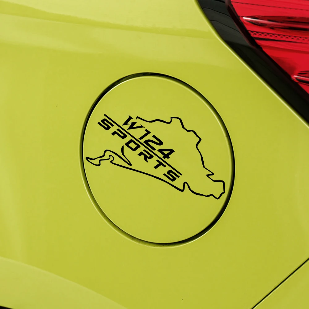 Car Styling Fuel Tank Cap Decor Sticker for Mercedes Benz AMG A B C D M S R G Class GLK GLA CLA GLB GLC W108 W124 W126 W140 W16 |