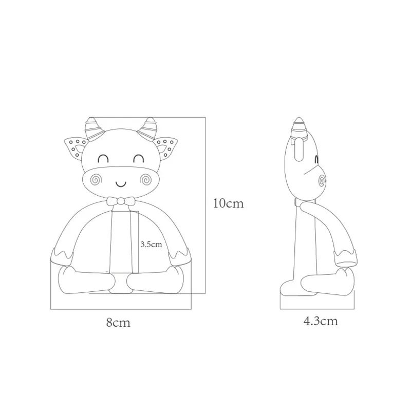1 шт. трехмерные Силиконовые Прорезыватели Для овец и коров пищевые силиконовые