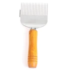 Медовый скребок для резки улей меда разматывающая вилка деревянная ручка инструменты для пчеловодства ручка медовая расческа скребок нож Вилка Лопата