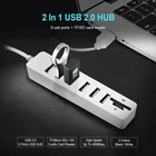 USB-концентратор 3,0, разветвитель с несколькими USB-портами 3,0 с микро-зарядкой для Lenovo, Xiaomi, Macbook Pro, концентратор для ПК, адаптер для TF, SD-точки