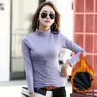 Новый осенний свитер ZITY, Однотонный свитер с длинным рукавом и высоким воротником, Женский пуловер, свитер, мягкий бархатный теплый топ, большие размеры