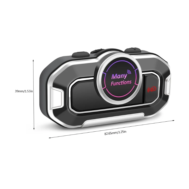 

2021 New Wireless Bluetooth Motorcycle Helmet Headset Hands-free Headphone & Mic