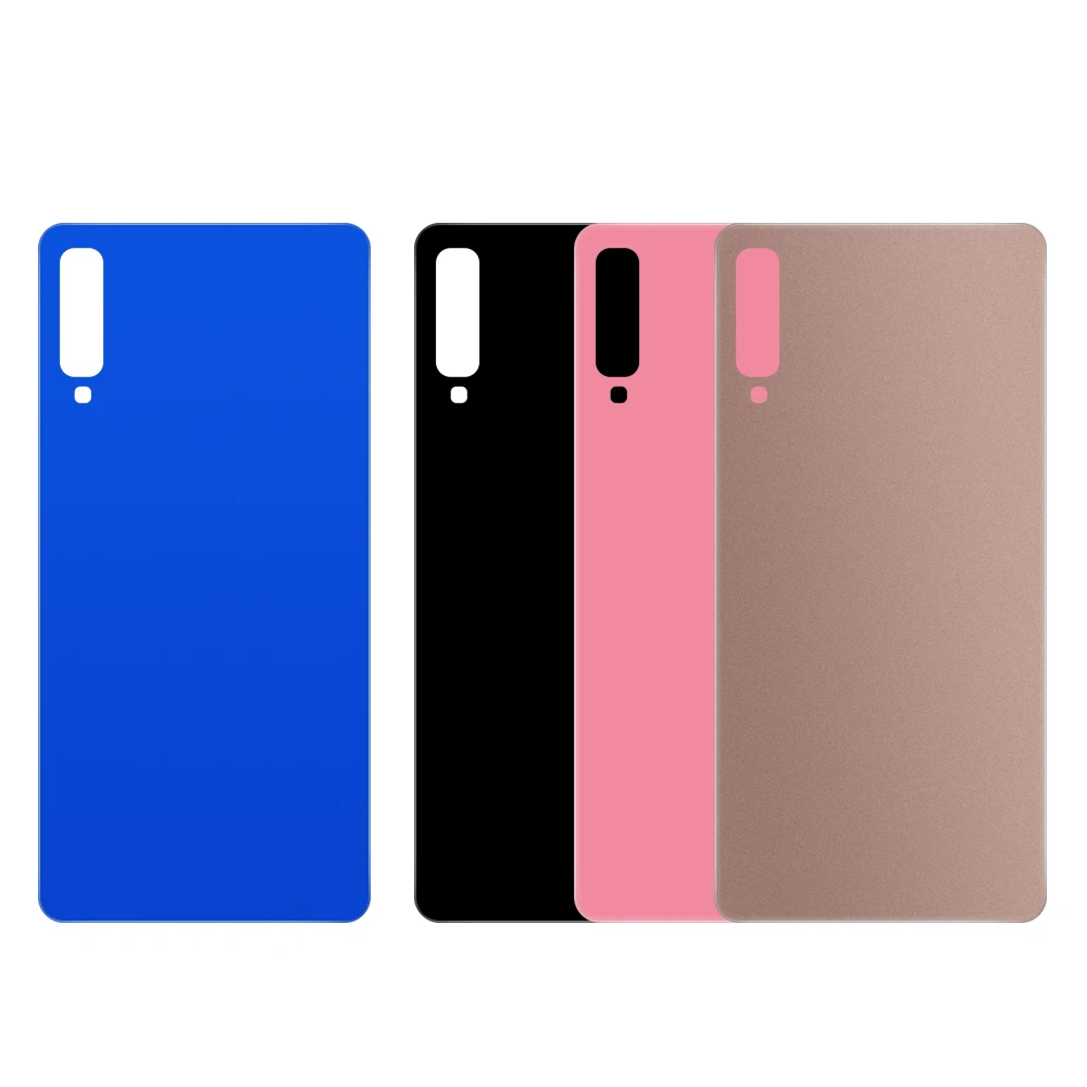 Крышка для Samsung Galaxy A7 2018 задняя крышка батарейный отсек корпус стеклянная панель