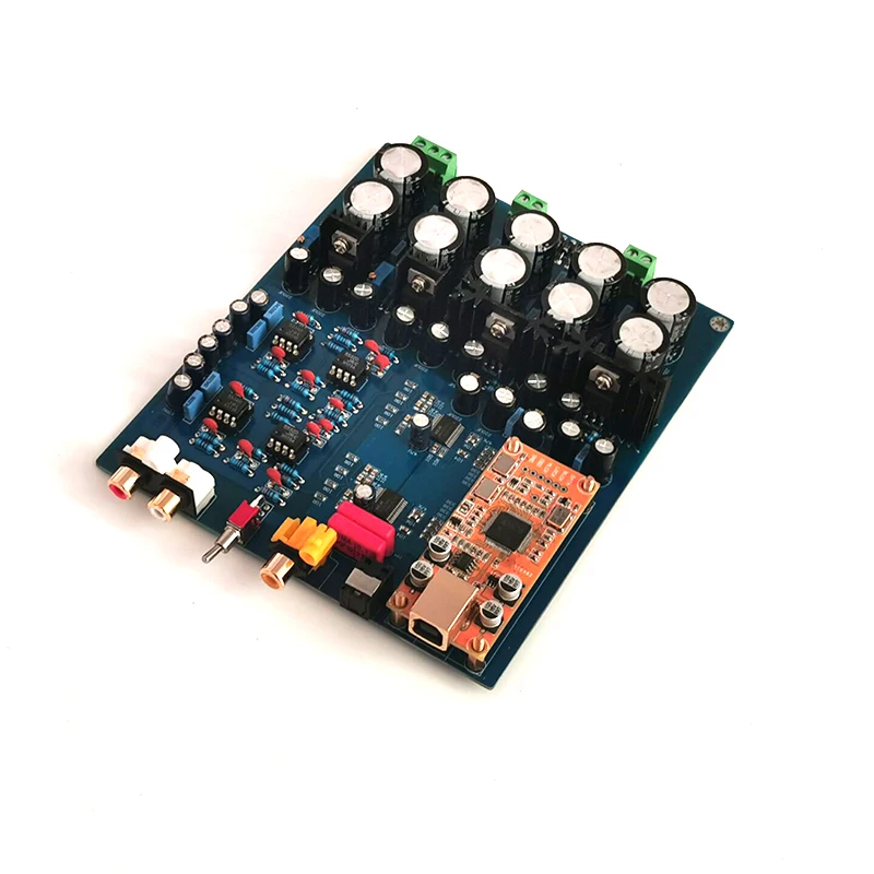 AK4396VF + AK4113 декодер DAC двойной чип плата поддерживает оптоволоконный коаксиальный