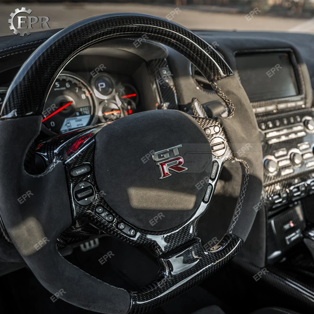Для Nissan R35 GTR комплект для намотки руля из сухого углеродного волокна часть