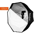 120 см47in Godox переносной восьмиугольный зонт для софтбокса Brolly отражатель для вспышки Speedlight