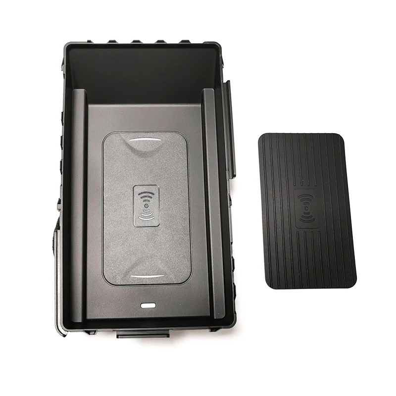 car qi wireless charging phone charge 15w fast charger charging case mobile phone holder for skoda kodiak 2017 2021 accessories free global shipping