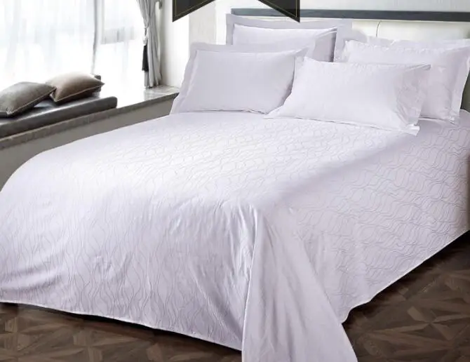 5 звезд отель простыня высокое качество сатин хлопок белый