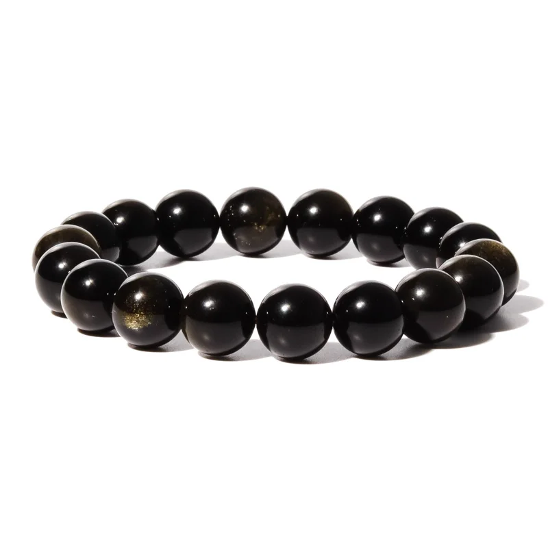 

Natural 6/8/10mm golden yao bracelet for men and women fashion energy Charm Bracelet Jewelry Gifts