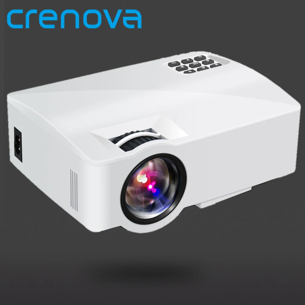 Видеопроектор CRENOVA с ОС Android 6 0 для смартфона домашнего кинотеатра кинопроектора