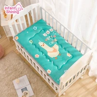 infant shining baby mattress for crib newborn bed mattress thick soft cotton pad tatami four seasons kindergarten nap mattress