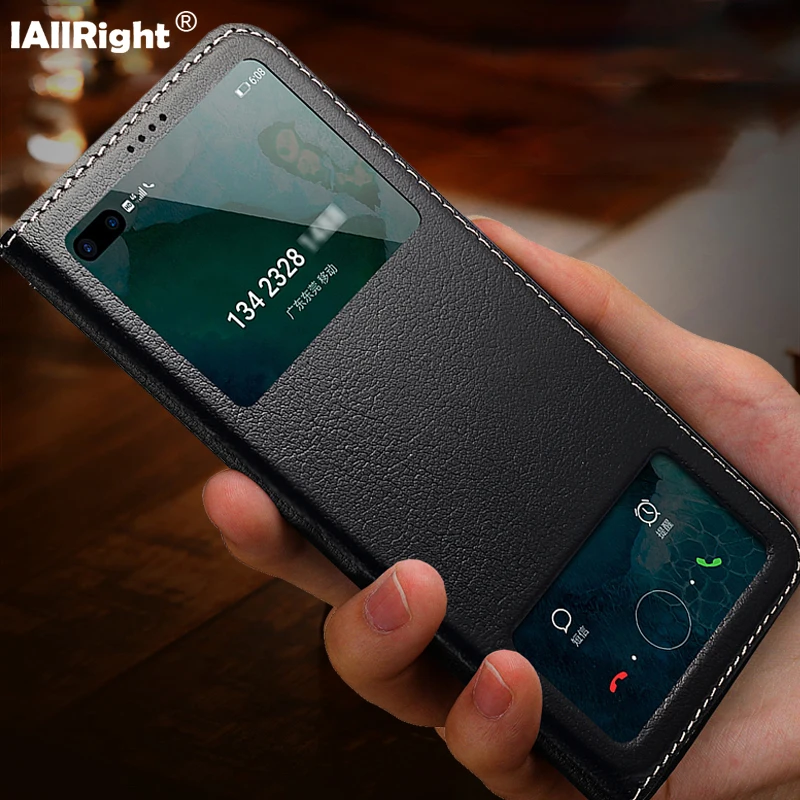 Чехол-книжка из натуральной кожи с текстурой личи SUEF для huawei Honor V30 чехлы