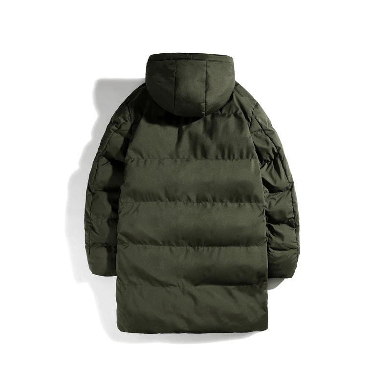 Thick Warm Plus Long Parkas Men 2021 Winter New Brand Street Trend Hood Jacket Coat Plus Size Classic Thicken Baggy Parka Male