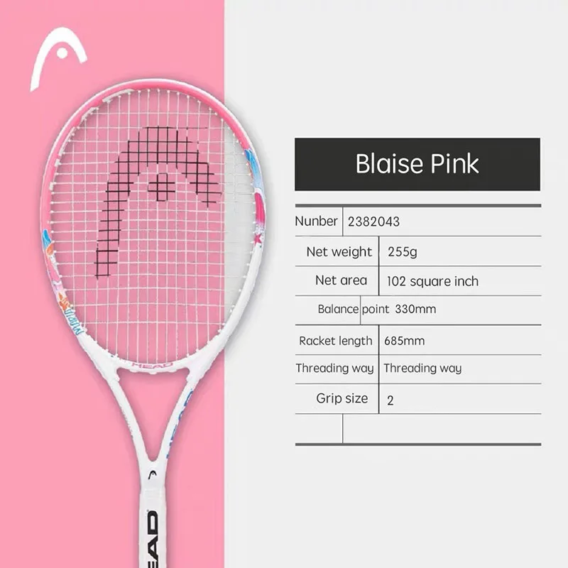 Blaise pink Новинка! Оригинальная Теннисная ракетка в Звездном стиле. Профессиональная ракетка для мужчин и женщин. посылка - Цвет: Blaise pink