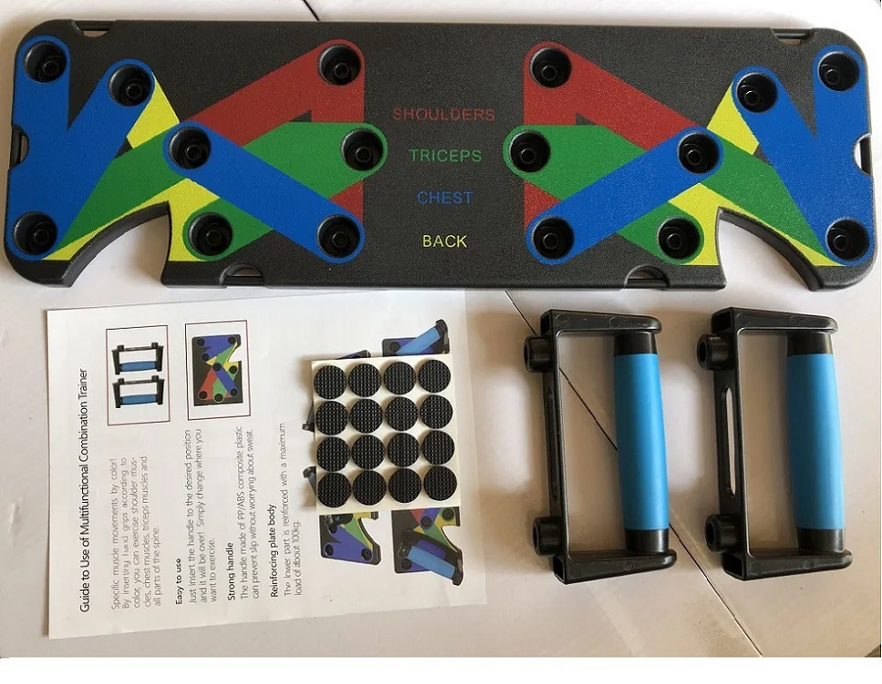 

Кронштейн для доски пуш-ап, оборудование для фитнеса, домашние упражнения для мышц груди, многофункциональная тренировочная доска, трениро...