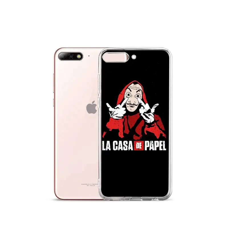 

Nairobi Berlin la casa de papel Phone Case Transparent for iPhone Samsung A S 11 12 6 7 8 9 10 20 Pro X XS Max XR Plus lite