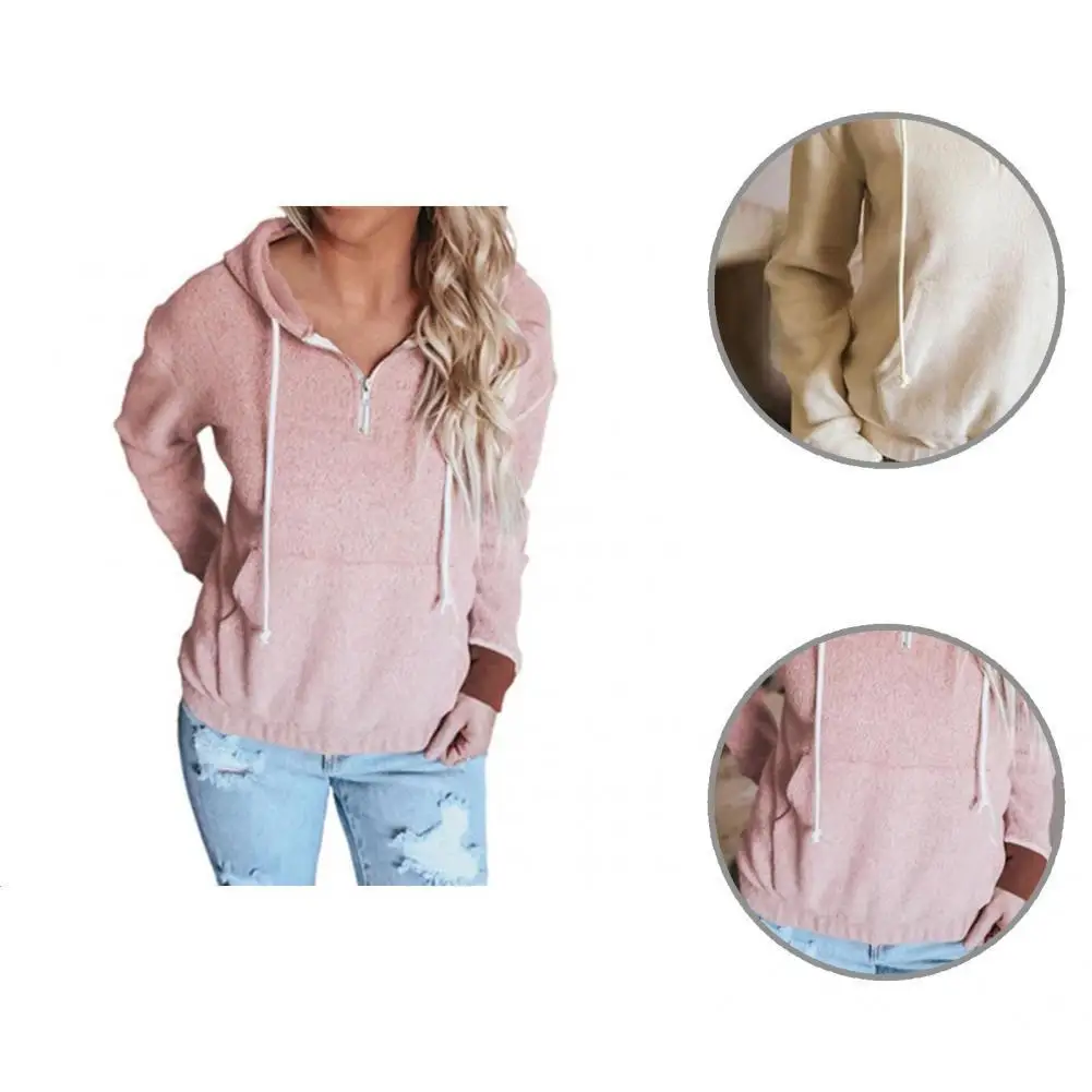 

Pullover Double Sided Velvet Casual Pullover Long Sleeve Autumn Hoodie for Home