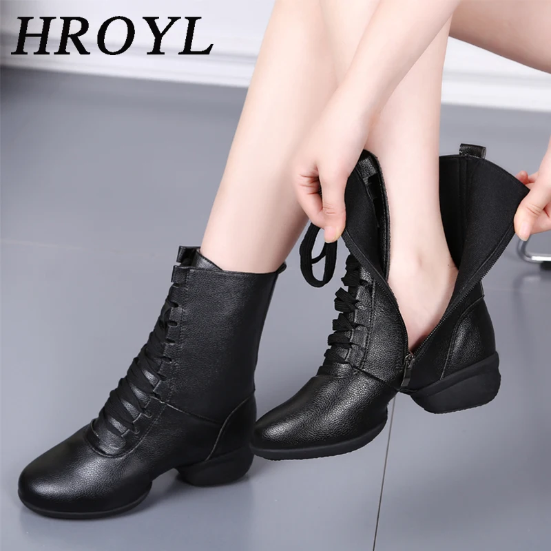 

NEW Ballroom Dance Sneakers For Women Girls Ladies High Top Boots Modern Jazz Latin Square Dancing shoes Dropshipping