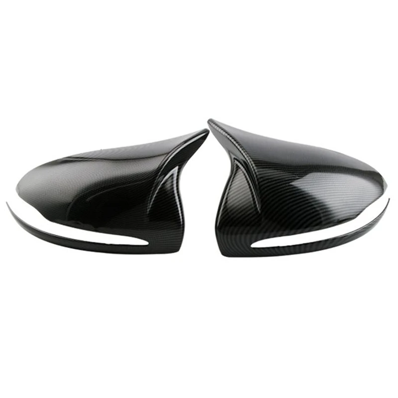 

1 Pair Carbon Fiber Car Rear View Mirror Cover Cap Accessories for Mercedes Benz C E Class W205 W213 GLC