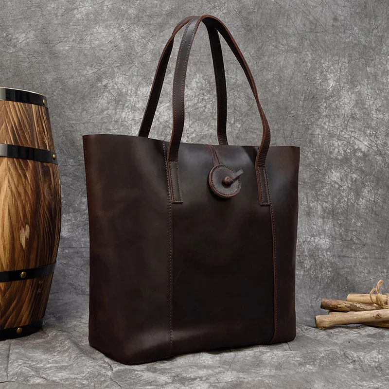 Новая женская сумка из натуральной кожи со съемным клатчем большая кожаная тоут