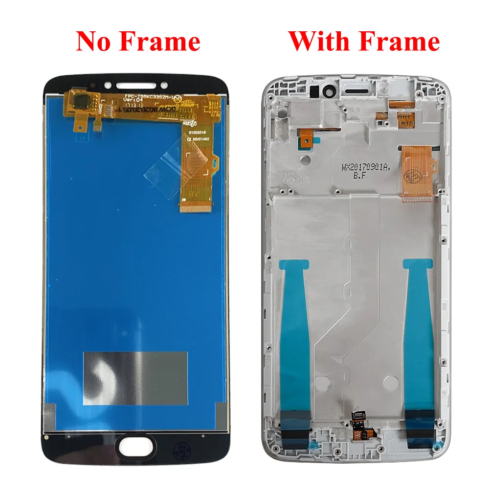 ЖК-дисплей 5 &quotдля Motorola Moto E4 Plus сенсорный экран без рамки дигитайзер XT1770 XT1773 XT1771