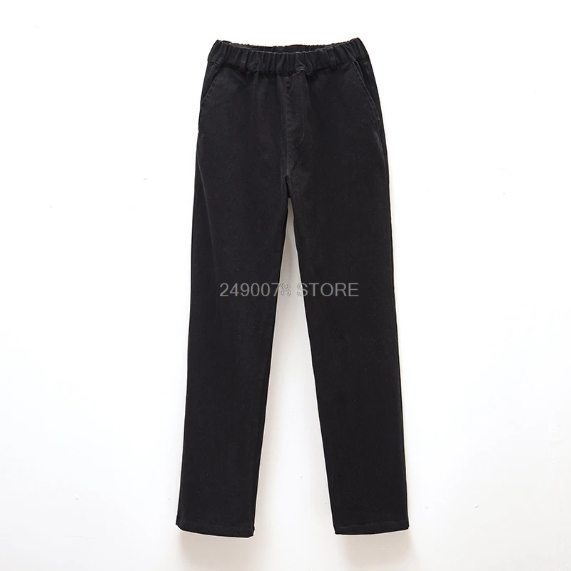 black pants Хлопковые брюки для мальчиков, деловой Школьный костюм, брюки брендовые Детские штаны для свадебной вечеринки мужские спортивные штаны От 4 до 16 лет - Цвет: black pants