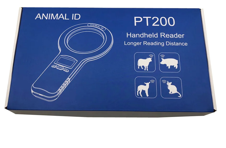 PT200 идентификации животных ручной rfid считыватель USB 134 2 кГц/125 кГц FDX-B ID64 для