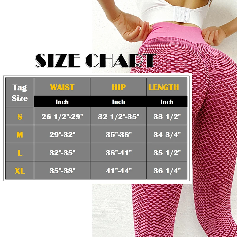 

Leggings Sport Women Fitness Butt Lift Leggings High Waist Textured Workout Leggins Push Up Athletic Gym Clothing Dropshipping