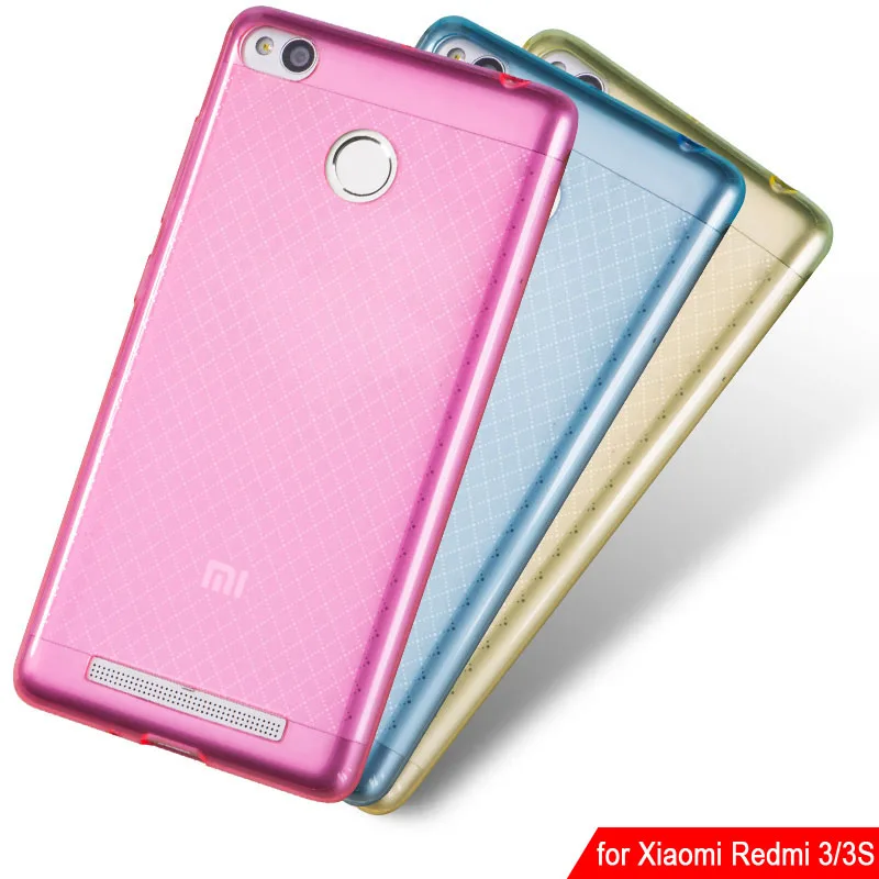 2016 Оригинальный чехол для Xiaomi Redmi 3 5 0 дюйма Силиконовый ТПУ мягкий телефона