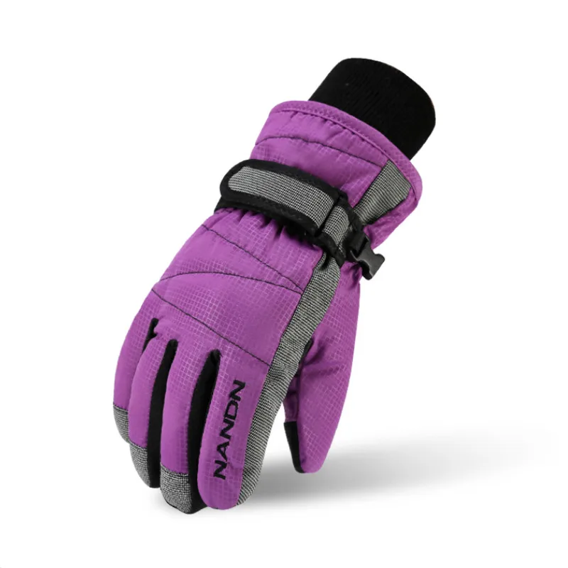 

Winter Outdoor Sports Ski Snowboard Snow Glove Adult Children Skiing Gloves Windproof Waterproof Riding Warm Cotton Gloves