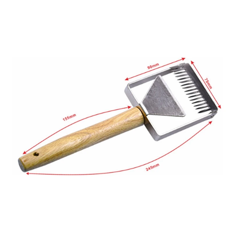 

Cutter Honey Scraper Bee Shovel Comb Uncapping Fork Beekeeping Tools