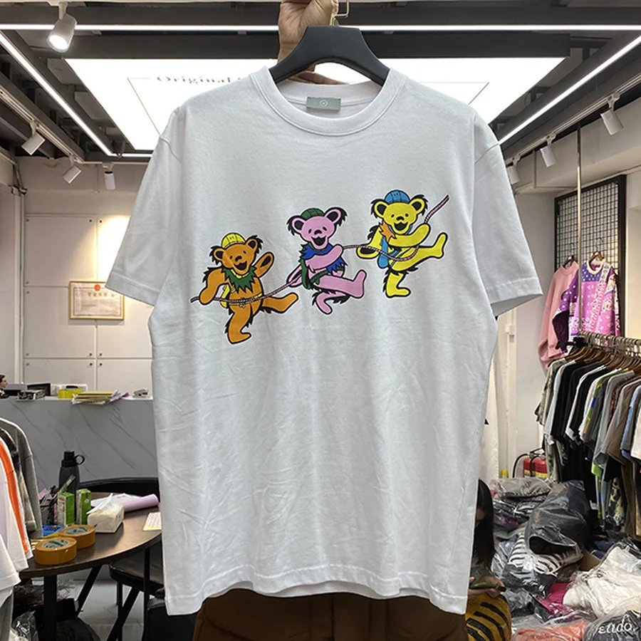 

Little Bears T-shirt Men Women Carton Digital Printed Casual Market Tee Tops customized products