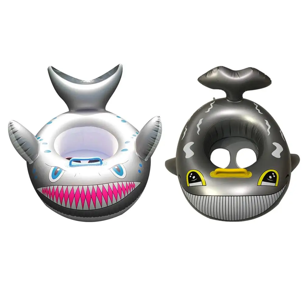 Надувной круг для плавания малышей с мультяшной акулой | Игрушки и хобби