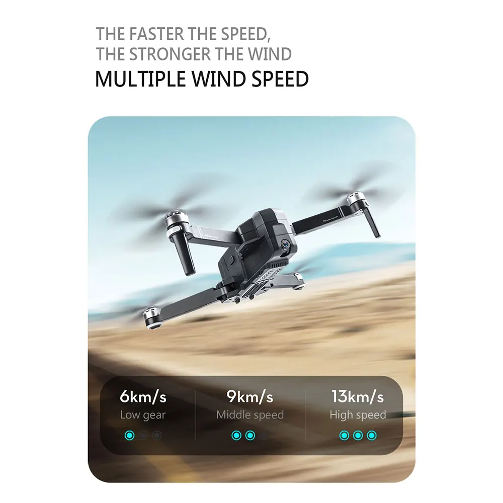 Радиоуправляемый Дрон с GPS Wi-Fi FPV беспилотники HD-камерой профессиональный