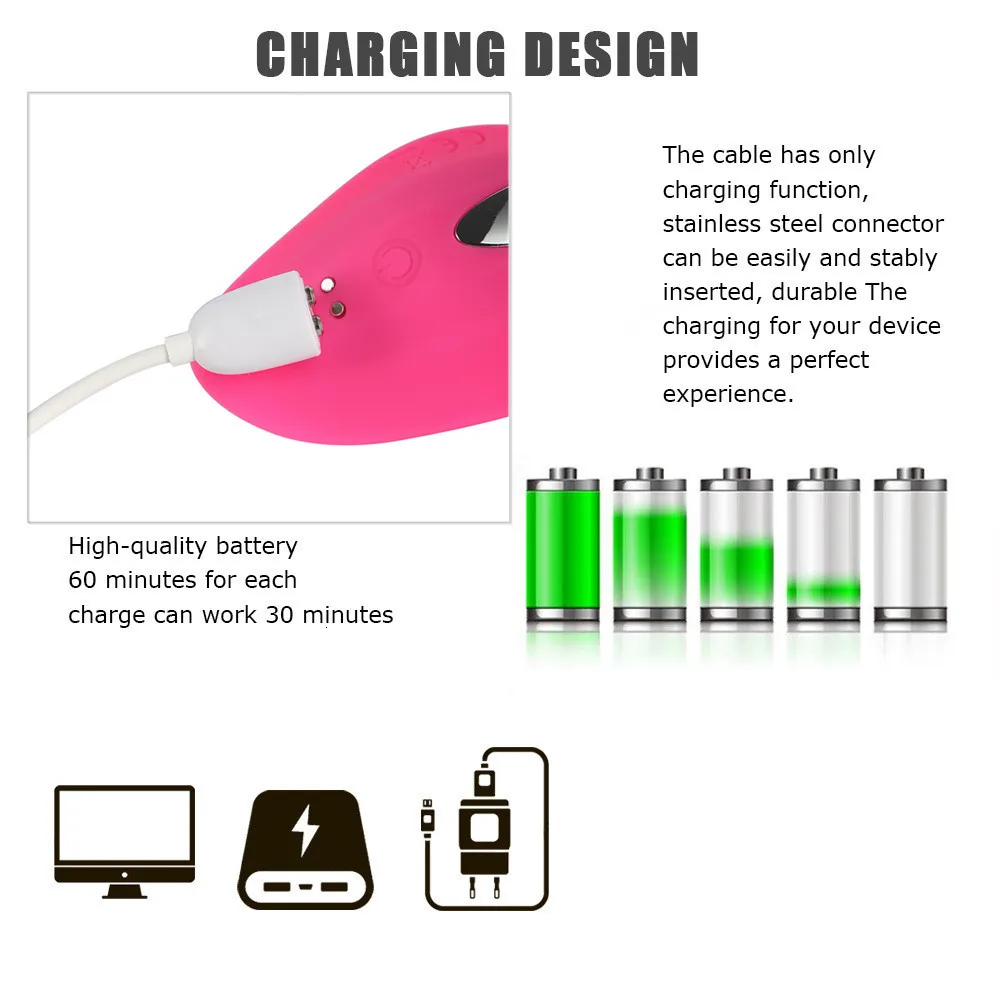 Беспроводной переносной вибратор с дистанционным управлением невидимая