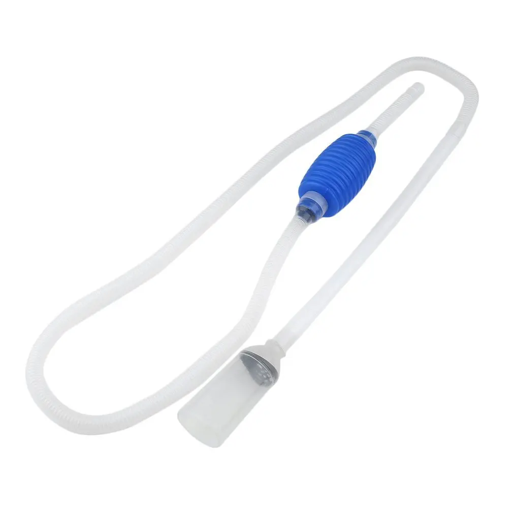 1 8 м аквариум ручной инструмент для очистки сифон гравий всасывающий трубопровод