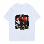 Футболка МужскаяЖенская свободного покроя с принтом в японском стиле