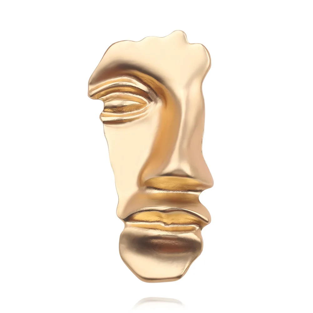 

Fashion Jewelry Punk Goyhic Half Face Brooches For Women And Men
