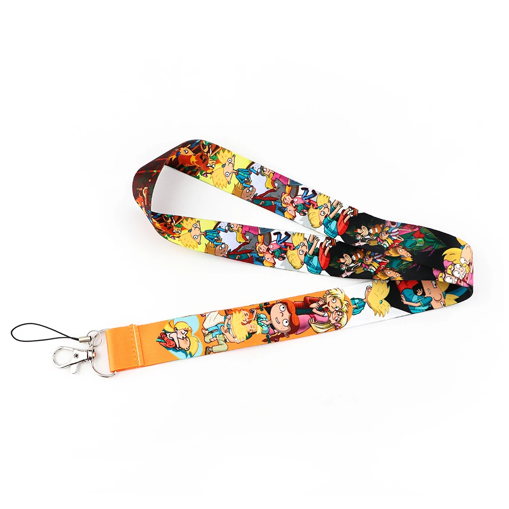 

LT1060 90s Anime Lanyard for Key Neck Strap lanyard Card ID Badge Holder Key Chain Key Holder Hang Rope Keyrings Accessories