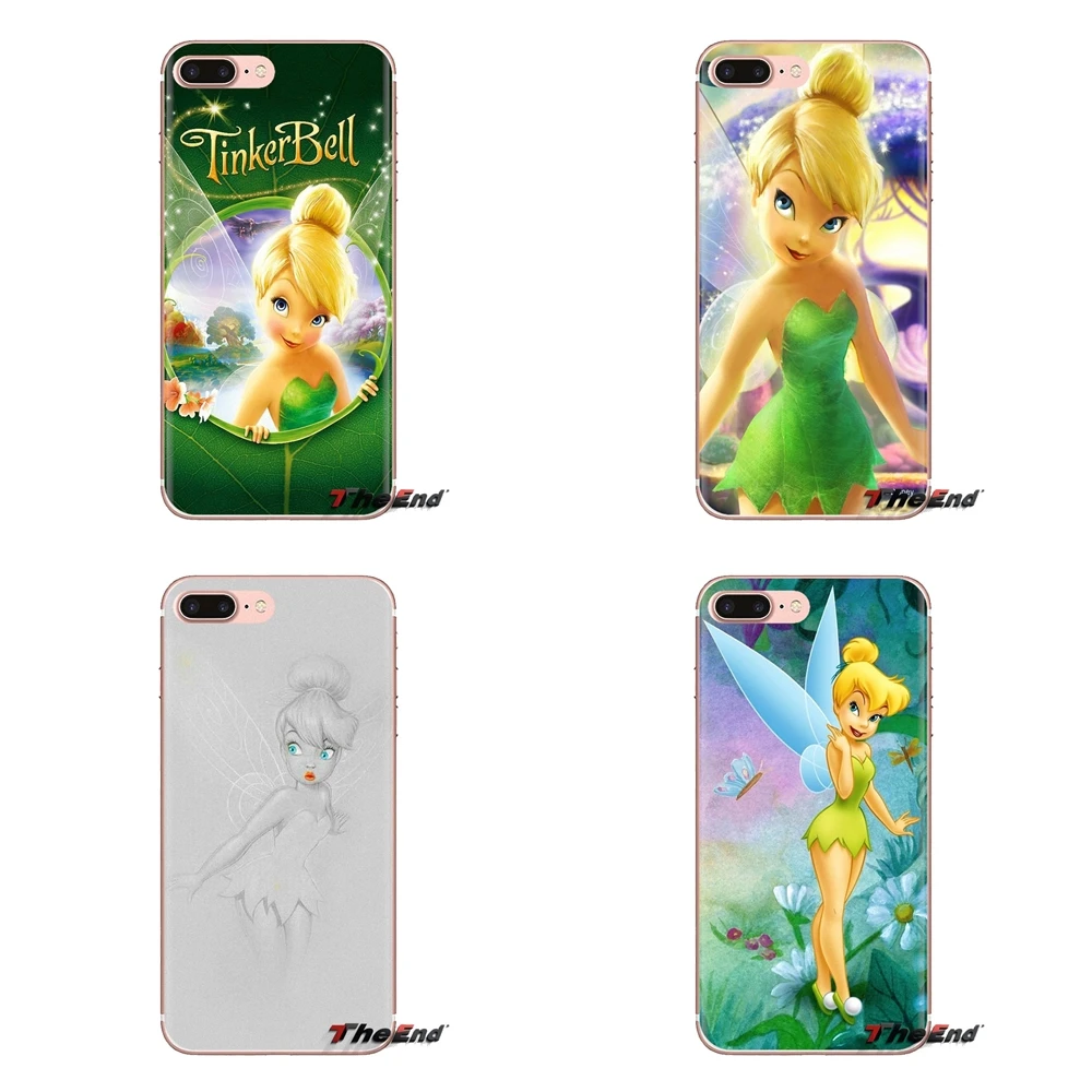 Силиконовый чехол для samsung Galaxy S3 S4 S5 Mini S6 S7 Edge S8 S9 S10 Plus Note 3 4 5 8 9 Jp tinkerbell tinker bell Periwinkle |