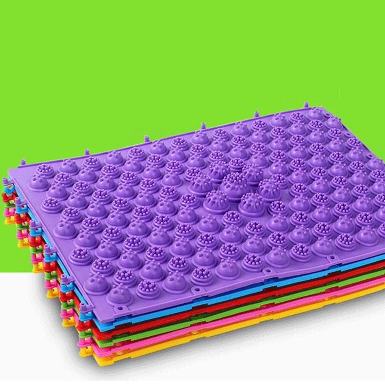 

Hot Sale Durable Reflexology Foot Massage Pad Toe Pressure Blood Circulation Plate Mat For Massager Health Care Mat Acupressure