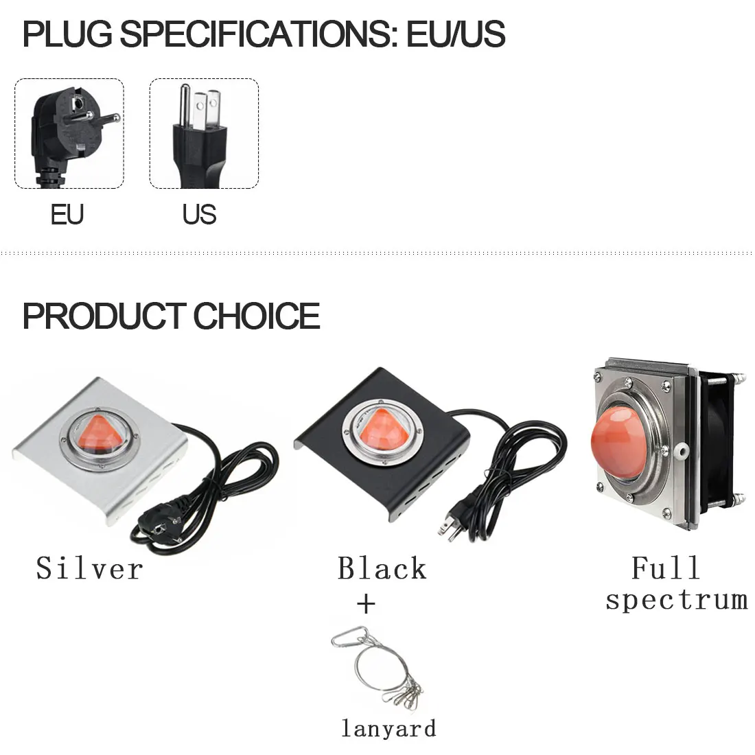 

COB LED Grow Light Full Spectrum LED Grow Lamp for Indoor Tent Greenhouse Hydroponic Plant Flower High Luminous Efficiency Lamp