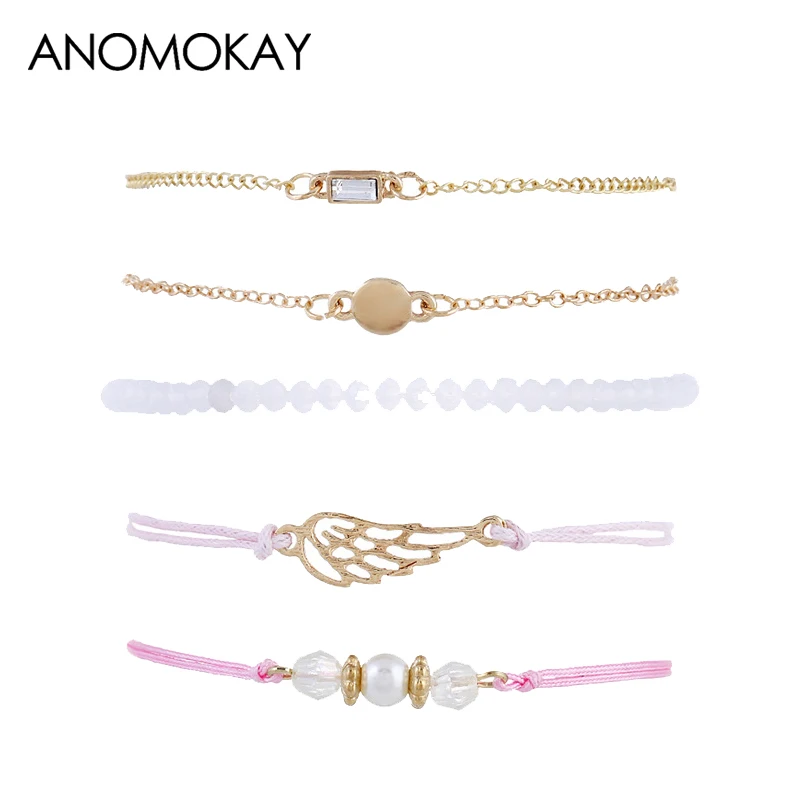 Европейский и американский Простой Модный жемчужный браслет с цепочкой женский