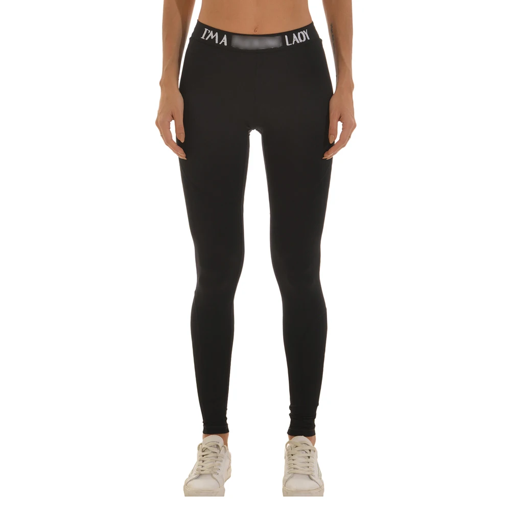 Рисунок 2 - Женские черные длинные спортивные штаны для тренировок