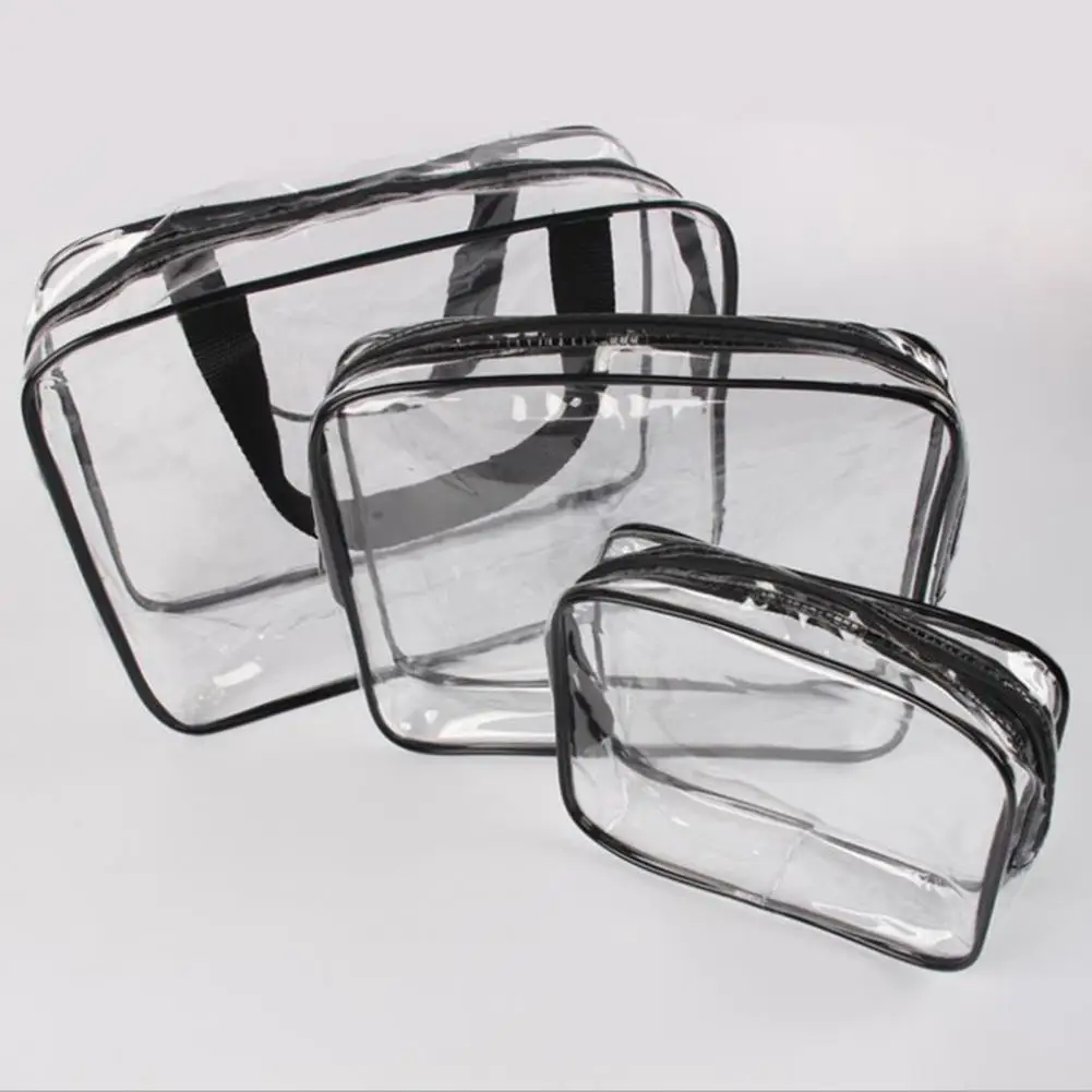 

3 шт./компл. косметички, портативные многофункциональные прозрачные универсальные дорожные сумки для макияжа, прозрачные дорожные сумки дл...