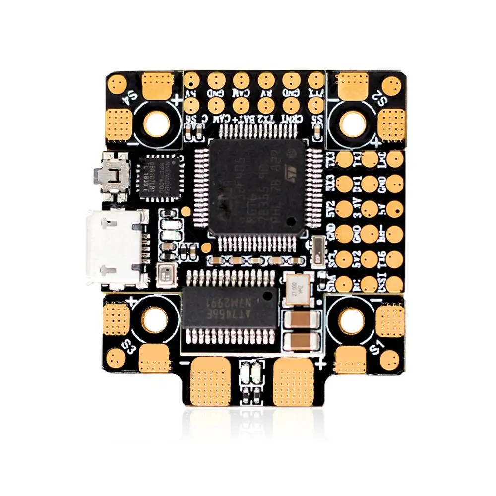 HGLRC Forward F4 AIO V6 3 6S Контроллер полета STM32F405 OSD w/5 V/3A 8 V/1.5A BEC MPU6000 Gyros 10 4G 20x20mm RC части